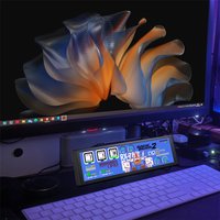 7.84 Inch HD Mini Monitor USB-C IPS Stretched Bar LCD Display for Computer Laptop Aida64 CPU GPU Monitoring Secondary Screen