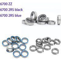 6700 10PCS/50pcs/100PCS ABEC-5 6700-2RS High Quality 6700ZZ 6700RS 10x15X4 mm Miniature Rubber seal Deep Groove Ball Bearing