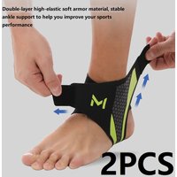 1-2PCS Bandage Ankle Protector Foot Support for Pain Plantar Fasciitis Night Splint Ankle Protector Soccer Compression Anklet