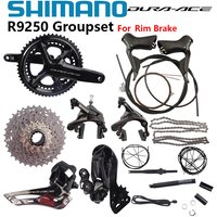 Shimano DURA-ACE R9250 Groupset 12s Di2 R9200 Crankset Cassette V-Brake R9250 Shifter Front Derailleur Rear Derailleur Road Bike