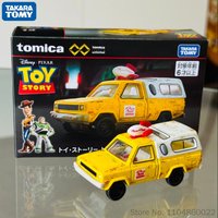 Takara Tomy Tomica Premium Unlimited 13 Pizza Planet Delivery Truck Alloy Diecast Model Car Disney Pixar Story Christmas Gift