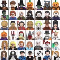 Halloween Horror Movie Building Blocks WM6101 WM6102 TP083 mini Action toy Figures