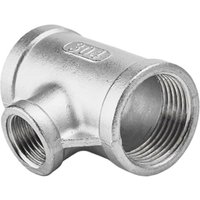 1/8 1/4 3/8 1/2 3/4 1 2 3 4 BSPT NPT Buchse Reduzierstück T 3-Wege 304 Edelstahl Rohrverschraubung Anschluss Koppler Splitter