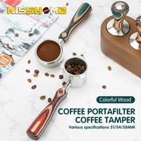 Coffee Bottomless Portafilter Double Spout 51mm 54mm 58mm For Delonghi Breville E61 Nuova Espresso Machine Barista Accessories