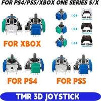 10PCS Replacement K-SILVER TMR Joystick for PS5 PS4 Xbox One Series S X Anti-Drift Electromagnetic 3D Analog TMR ThumbStick