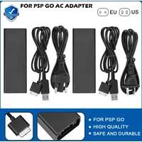 NEW For PSP GO AC Adaptor Accessories 5V Home Wall USB Charger Power Supply AC Adapter with Charging Cable Data Cord US EU Plug