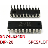 5PCS/LOT 74LS240 SN74LS240N DIP-20 Octal buffer/line driver In Stock NEW Original IC