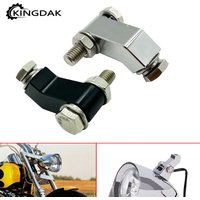 Support de bloc de montage de phare de CNC de moto montage de phare avec 3/4 "I.D adapté pour Harley Dyna Softail Breakout Bobber Chopper