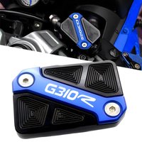 Motorcycle CNC Front Brake Fluid Reservoir Oil Cup Cap Master Cylinder Cover Fit For G310R G310GS G310 R GS G 310R 2017-2024