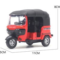 Indian tricycle alloy toy boy simulation alloy car model children's regenerative toy car car car ornament