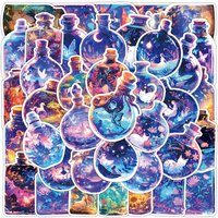 50Pcs World in A Bottle Graffiti Stickers Water Bottle Laptop Phone Bicycle Luggage Case Skateboard Children Adult Sticker