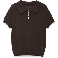 Short Sleeve Knitted Pullover Women Lapel Slim Fit Bottom Sweater Korean Simple Fashion Sueter Tops