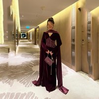 Lorrtta Customized Dresses Gala فساتين سهرة Women's Evening Dress Burgundy Elegant Party Dresses 2025 Shawl Vestidos De Festa