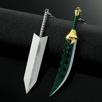 Seven Deadly Escanor Axe Opener Keychain Nanatsu no Taizai Divine Axe Rhitta Keyring Men Love Beer Key Holder Gift Accessories