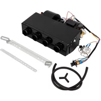 A/C Air Conditioning Evaporator Assembly Unit, Underdash Heat & Cool Evaporator Assembly Unit 12V Electrical Thermostat for Car