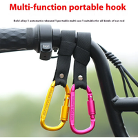 Motorcycle Hanging Hook With Lock Hooks for Autocycles Bike Electric Vehicle Storage Helmet Hanging Hook Accessories 2026 NEW