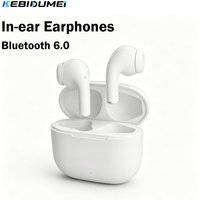 KEBIDUMEI Bluetooth 6.0 Earphones In Ear Wireless Headphones HiFi Stereo Noise Reduction Waterproof Earbuds Sports Headsets