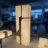 Modern Luxery Marble Wall Lamp for Hallway Foyer Luxury Italian-Style Solid Brass Wall Lamp with Spanish Marble for Bedroom