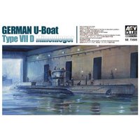 AFV Club SE73505 1/350 Scale U-Boat Type 7/D model kit