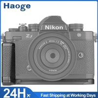 Haoge HG-ZFB Quick Release Plate Camera Bracket Holder Hand Grip for Nikon ZF Camera Black fit Arca Swiss Sunwayfoto Kirk RRS