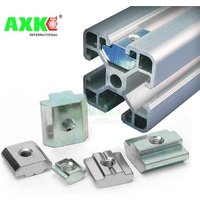 M3 M4 M5 M6 M8 M10 T Block Square Nuts T-Track Sliding Hammer Nut for Fastener Aluminum Profile 2020 3030 4040 4545