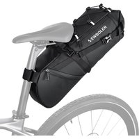 AliExpress NEWBOLER Bike Saddle Bag 18L With Rain Cover MTB Road Bicycle Large Capacity Cycling Bag Foldabe Tail Rear Bag Trunk Accessories