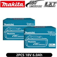 Original für Makita Akku 18V 6Ah Wiederaufladbarer Akku, Bl1850 Bl1860 Bl1890 Bl1860B Elektrowerkzeug 18V 6000mAh für Makita Lithium-Akku