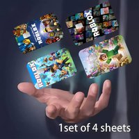 Popular Game R-R-RobloxeS Game Film Cover Sticker Case For Small Chip Credit Debit Card Front Side