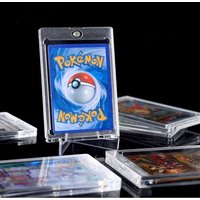 Magnetic Card Holder 35PT Support Set Protectors Hard Plastic Sleeves Trading Display Case For Pokemon Baseball Sports Yugioh