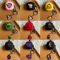 New Cartoon Silicone Soft Protective Case Cover For Anker Soundcore R50i P20i with Lanyard Hook for R50I P20I Headphone Box Case