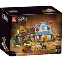 IN STOCK 89145 MOC Western Blacksmith Shop Building Blocks Bricks Assembling Model Construction Toys for Boys Christmas Gift Set