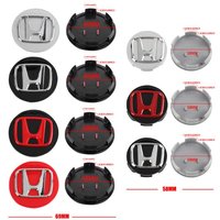 4pcs 56/58/60/69mm Car Wheel Center Hub Caps Accessories For Honda Type R Type S VTEC DOHC Modulo Vezel Legend Si RR Insight