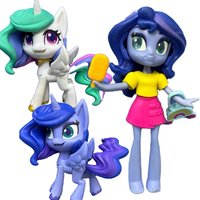 Genuine Hasbro My Little Pony Princess Celestia Princess Luna Starlight Glimmer Trixie Lulamoon Twilight Rare Edition Old Toys