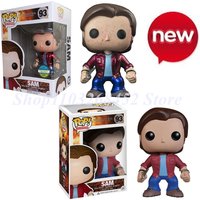 NEW FUNKO POP!!! Supernatural Sam #93 black Blood Dean #94 Castiel #95 Blood Crowley #200 Bobby singer #305 Action Figure Toy