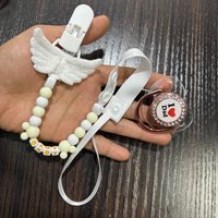 Newborn feeding pacifier & cute baby teat for sucking Suitable for babies aged 0 to 18 months Portable and comfortable ideal