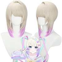 Game NEEDY GIRL OVERDOSE Rain Cosplay Wig Women Short Hair Heat Resistant Synthetic Full Wig Halloween Prop