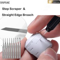 Outil de traçage ultra-précis série DSPIAE ZPB/GS, broche à bord droit / grattoir à marches pour le détaillage de modèles Gunpla, outils de loisirs créatifs DIY