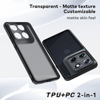 Matte Transparent Case For Moto Edge 70 Ultra X70 Air Pro Signature Hard PC Back Soft TPU Shockproof Clear Cover Funda