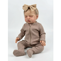 NPK 19inch Teddy Bebe Doll - Limited Edition Lifelike Sleeping Newborn Reborn Soft Touch Realistic Collectible Toy