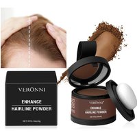 Fluffy Hairline Powder Concealer Temporary Hair Fibers black Hair Root Cover Up Gray Coverage Hairline Shadow Powder Instantly