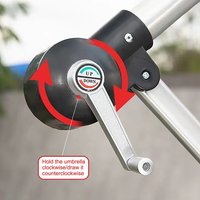 Parasol Shaker Crank Handle Patio Umbrella Crank Handle For Sun Umbrella Parts Replace Accessories For Pool Outdoor Courtyard