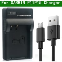 P11P15-04-N02 Digital Camera Battery Charger For Garmin Monterra Handheld GPS VIRB Alpha 100 Aera 660 Atemos 100