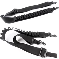 15 Round Shell Belt Two Point Gun Sling 12 Gauge 12GA Ammo Holder Outdoor Hunting Accessories Rifle Shoulder Strap Rope