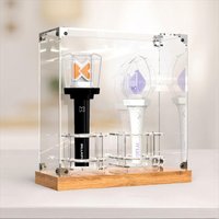 Acrylic Dust Cover JBKPP Support Stick Display Box Concert Fluorescent Stick Storage Organizer Display Stand Home Storage Tools