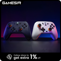 GameSir Nova Lite Bezprzewodowy Gamepad, Kontroler do Gier Bluetooth z Efektem Halla dla Switch, Android, iOS, PC, Gier Steam