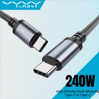 VYVYLABS 240W Type-C to Type-C Data Cable PD Quick Charging Type C Cord Fast Charging For MacBook iPhone 17 16 Samsung Xiaomi