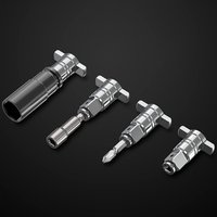 AA76-Compatible Impact Driver Anvil Assembly In Drill Head Housing,1/2Inch Square Drive To 1/4Inch Hex Female Socket Adapter