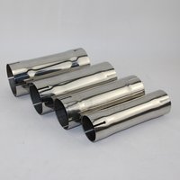 304 stainless steel reducer joint Outer diameter 54mm66mm73mm79mm converter tube two-way open converter length 200mm