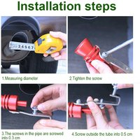 Universal Turbo Exhaust Pipe Whistle Car Tail Throat Sound Simulator Blow Off Valve Auto Accessories for Car Motorcycle
