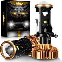 AILEO H4 9003/HB2 Led Headlight Bulbs Canbus 20000LM With Mini Projector Lens For Car Motorcycle 6500K White Lamps High/Low Beam
